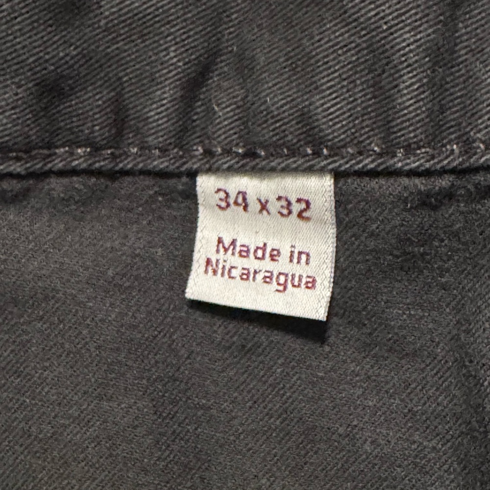 Carhartt B11 Washed Duck Black Work Loose Fit Pants Men’s 34 x 32 - Picture 3 of 6